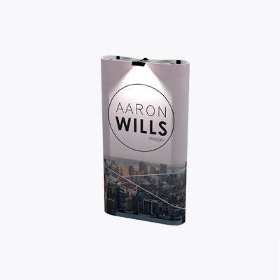 PANEL ARAÑA PAI CURVO DOBLE GRAFICA 1 CUERPO (70*230 CMS)