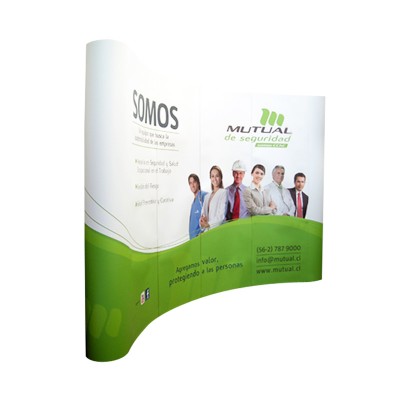 PANEL ARAÑA PAI CURVO DOBLE GRAFICA 4 CUERPOS (280*230 CMS)