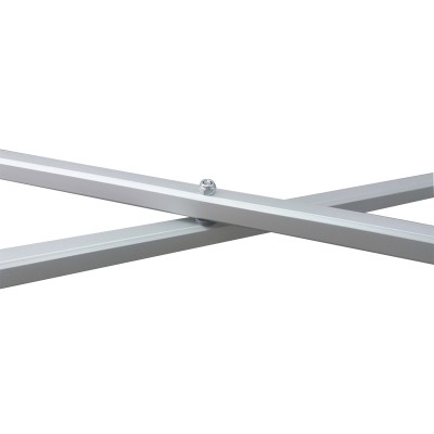 CONECTOR X ALUMINIO CUADRADO PARA PANEL ARAÑA TEXTIL RECTO