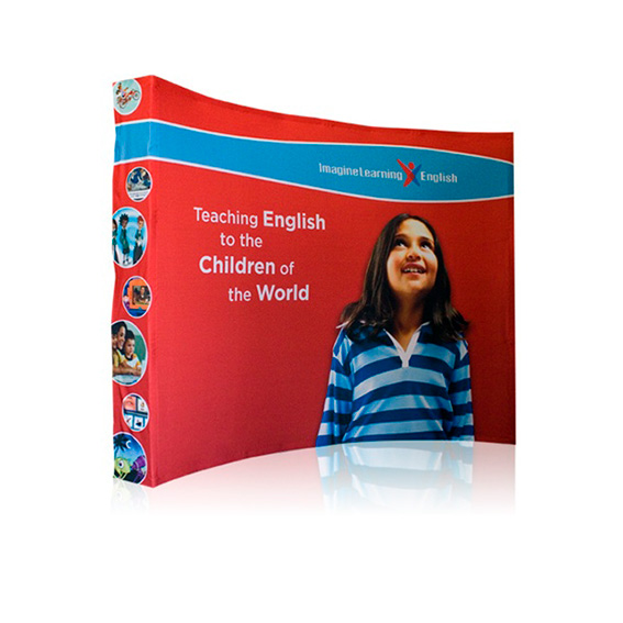 PANEL ARAÑA TEXTIL CURVO 4 CUERPOS (280*230 CMS)