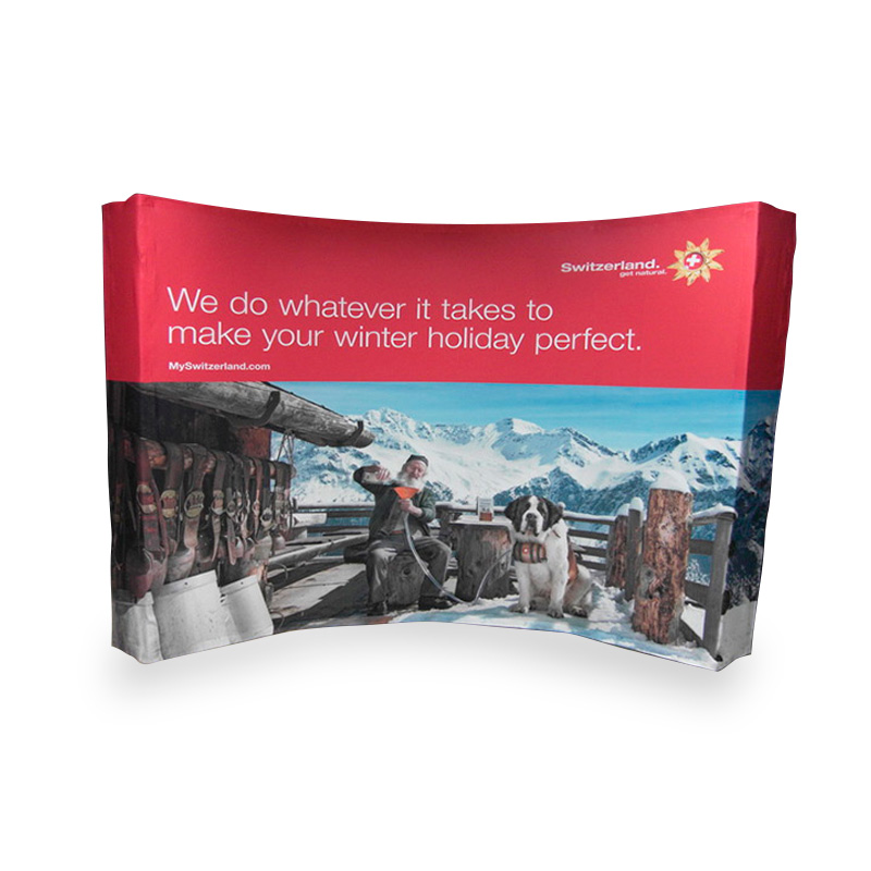 PANEL ARAÑA TEXTIL CURVO 5 CUERPOS (350*230 CMS)