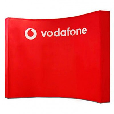 PANEL ARAÑA TEXTIL CURVO DOBLE GRAFICA 4 CUERPOS (280*230 CMS)