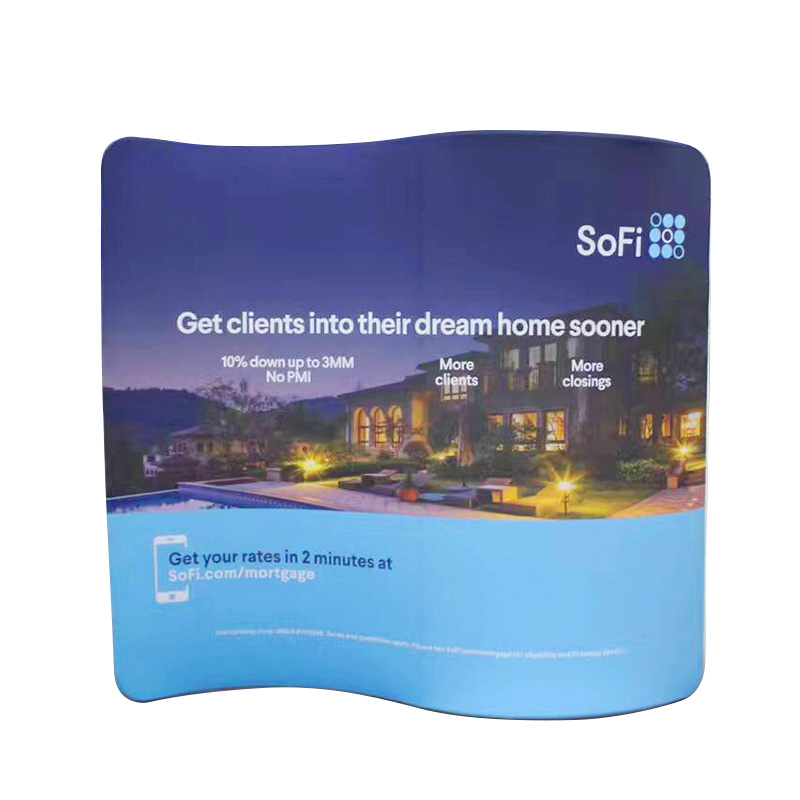 PANEL PUBLICITARIO TUBO TEXTIL ONDA 240*230 CMS