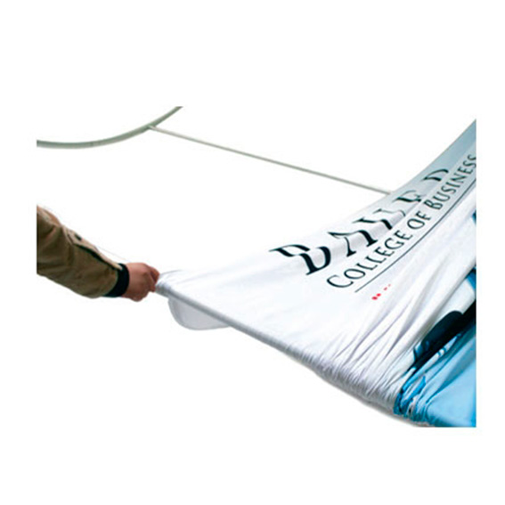 PANEL PUBLICITARIO TUBO TEXTIL ONDA 420*230 CMS